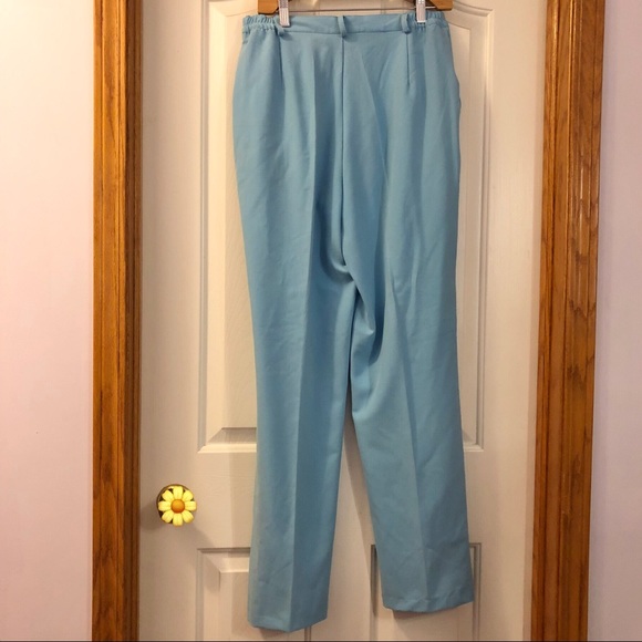 💫Vintage💫 Carroll Reed Pants, "Sky" Blue, Size 12 - Picture 3 of 6